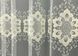 Тюль фатин з вишивкою та люрексом Колір молочний 1850т Фото 5