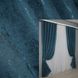 Комплект готових штор, льон мармур, колекція "Pavliani" колір синій 1365ш Фото 1