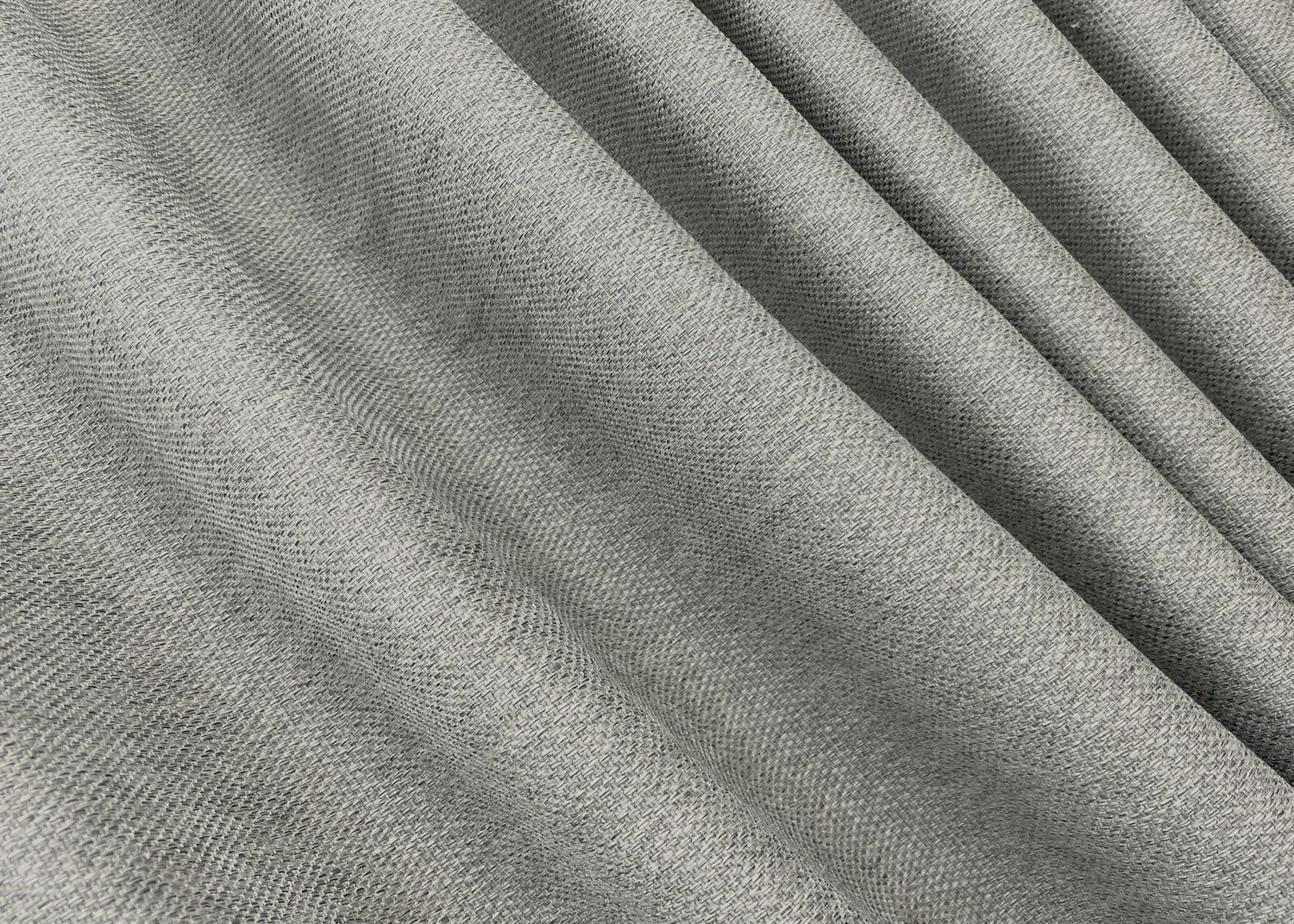 Комплект (2шт 1,5х3,0м) штор фактурный лен премиум, коллекция "Grand Linen", цвет светло-серый 2041ш 33-1031