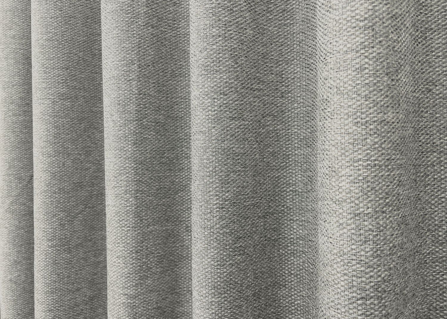 Комплект (2шт 1,5х3,0м) штор фактурный лен премиум, коллекция "Grand Linen", цвет светло-серый 2041ш 33-1031