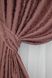 Комплект готовых штор с ткани блэкаут цвет марсала 1154ш Фото 4
