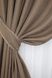 Комплект штор льон-блекаут "Льон Мішковина" колір темний беж 825ш Фото 3