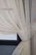 Кухонные шторы (270х170см) с ламбрекеном, на карниз 1-1,5м цвет бежевый 091к 52-0801 Фото 3