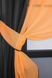 Кухонный комплект (265х170см) шторки с подвязками цвет оранжевый с чёрным 017к 50-324 Фото 3