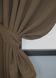 Комплект штор из ткани блэкаут "Fusion Dimout" цвет коричневый 834ш Фото 3