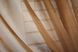 Комплект декоративних штор з шифону, колір коричневий 006дк Фото 5