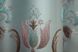 Комплект готовых штор из ткани блэкаут с вышивкой гладью цвет голубовато-серый 1201ш Фото 8