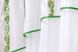 Кухонные шторы (280х170см) с ламбрекеном, на карниз 1-1,5м цвет белый с зеленым 084к 59-785 Фото 4