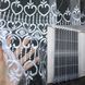 Тюль фатин с вышивкой Турция коллекция "Bella" цвет холодный белый 949т Фото 1