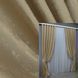 Остаток (1,3х3м) шторной ткани жаккард "Мрамор Al1" цвет темно-бежевый 438ш 01-0257