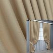 Комплект (2шт 1,5х2,7м) штор льон-блекаут з фактурою "Льон мішковина", колір бежевий 1162ш 30-975