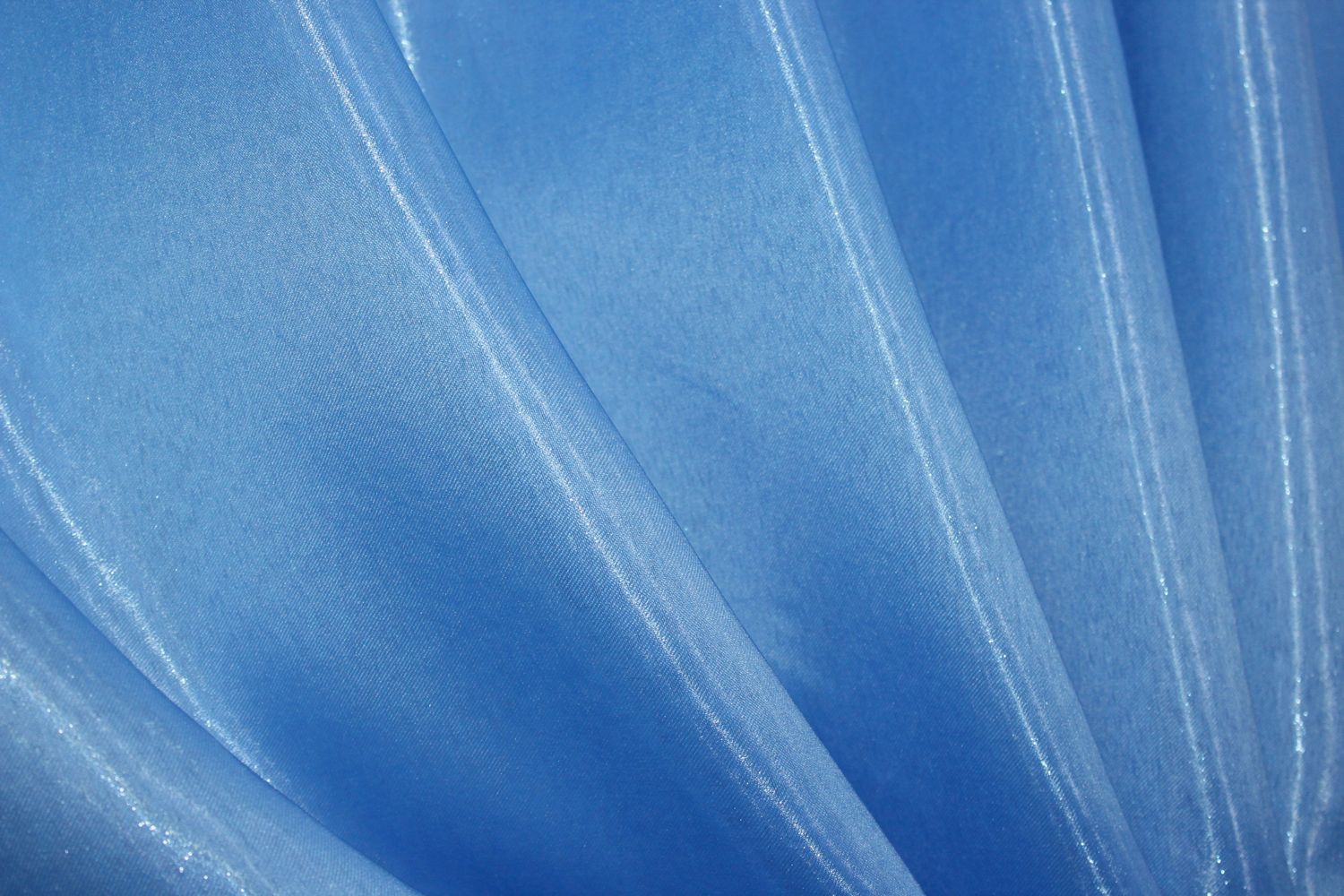 Атласные шторы монорей цвет темно-голубой 852ш, Темно-голубой, Комплект штор (2шт. 1,0х2,7м.), 1 м., 2,7 м., 100, 270, 1,5 - 2 м., В комплекте 2 шт., Тесьма