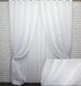 Атласные шторы Монорей цвет белый 805ш Фото 1