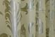Комплект готовых штор с ткани блэкаут цвет желтый с серым 1071ш Фото 9