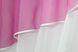 Кухонные шторы (260х170см) с ламбрекеном, на карниз 1-1,5м цвет розовый с белым 091к 50-894 Фото 4