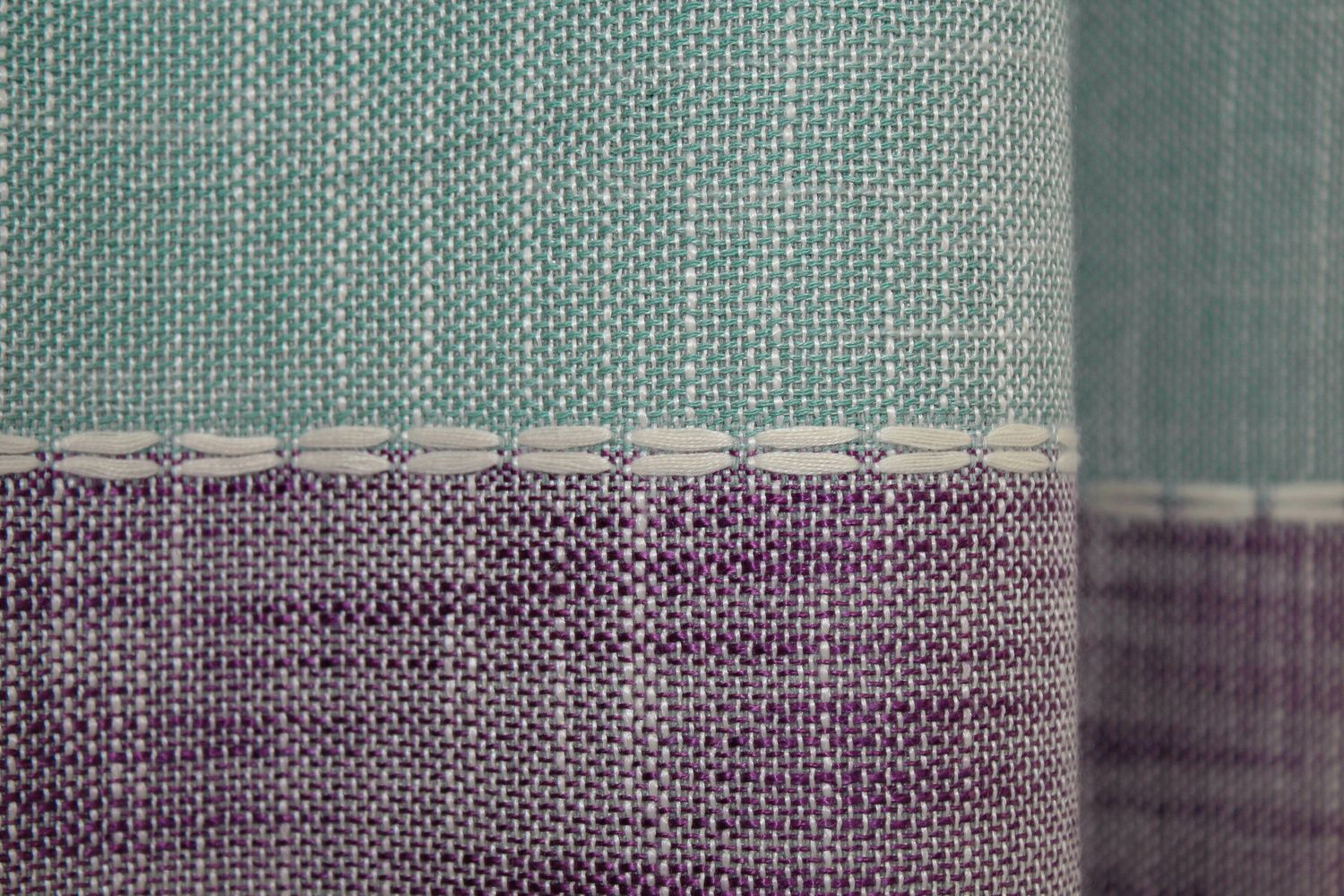 Шторы из ткани лён цвет серо-голубой с розовым 1109ш, Серо-голубой с розовым, Комплект штор (2шт. 1,0х2,7м.), Классические, Без ламбрекена, Длинные, 1 м., 2,7 м., 100, 270, 1 - 2 м., В комплекте 2 шт., Тесьма