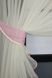 Кухонный комплект (330х170см) шторки с подвязками "Дуэт" цвет молочный с розовым 060к 52-0690 Фото 4