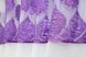 Кухонные шторы (280х170см) с ламбрекеном, на карниз 1-1,5м цвет фиолетовый с белым 00к 59-562 Фото 4