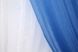 Кухонный комплект (320х170см) шторки с подвязками цвет голубой с белым 101к 52-0417 Фото 6