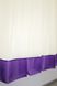 Кухонная занавеска (260х170см) на карниз 1,5-2м цвет фиолетовый с молочным 00к 59-435 Фото 5