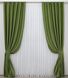 Комплект готовых штор из ткани "Софт" цвет салатовый 239ш Фото 2
