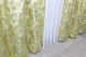 Комплект готових жакардових штор колір оливковий з золотистим 927ш Фото 5