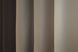 Комбинированные шторы блэкаут цвет шоколадный с бежево-кремовым 016дк (1238-1240-1007ш) Фото 9