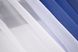 Комплект (265х170см) шторки с подвязками цвет синий с белым 017к 50-378 Фото 4