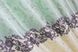 Штори з тканини льон колір бежевий з бірюзовим 1022ш Фото 7
