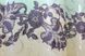 Штори з тканини льон колір бежевий з бірюзовим 1022ш Фото 8