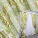 Комплект готових жаккардових штор колір оливковий з золотистим 927ш Фото 1