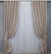 Комплект готовых штор, лен мрамор, коллекция "Pavliani" цвет пудрово-серый 1364ш Фото 2