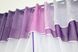 Кухонные шторы (260х170см) с ламбрекеном, на карниз 1-1,5м цвет фиолетовый с белым 091к 59-429 Фото 5