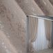 Комплект готовых штор, лен мрамор, коллекция "Pavliani" цвет пудрово-серый 1364ш Фото 1