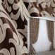 Комплект (2шт 1,5х2,8м) штор из ткани блэкаут, двусторонний "Вензель", цвет коричневый 044ш (А) 30-002 Фото 1
