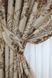 Комплект готовых штор блэкаут-софт, коллекция "Корона" цвет капучино с коричневым 1278ш (Б) Фото 5