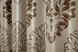 Комплект готових штор блекаут-софт, колекція "Корона" колір капучино з коричневим 1278ш (Б) Фото 9