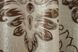 Комплект готовых штор блэкаут-софт, коллекция "Корона" цвет капучино с коричневым 1278ш (Б) Фото 8