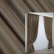 Комплект штор із тканини оксамит (бархат) колір світло-коричневий 1218ш