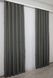 Комплект готових лляних штор колекції "Льон Мішковина" колір сірий 1282ш Фото 5