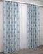 Комплект готовых штор с ткани блэкаут цвет голубой 1214ш Фото 5