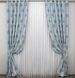 Комплект готовых штор с ткани блэкаут цвет голубой 1214ш Фото 2