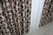 Комплект готовых штор из ткани блэкаут-софт "Дамаск" цвет коричневый с бежевым 942ш Фото 6