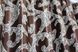 Комплект готовых штор из ткани блэкаут-софт "Дамаск" цвет коричневый с бежевым 942ш Фото 5
