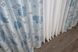 Комплект готовых штор с ткани блэкаут цвет голубой 1214ш Фото 7