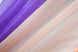 Кухонные шторы (270х170см) с ламбрекеном, на карниз 1-1,5м цвет фиолетовый с персиковым 090к 50-307 Фото 5