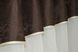 Кухонные шторы (280х170см) с ламбрекеном, на карниз 1-1,5м цвет бежевый с коричневым 084к 52-0746 Фото 5