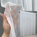 Тюль лен однотонный с пайетками "Mirava" цвет белый с серебристым 2065т Фото 1