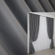 Комплект штор из ткани блэкаут, коллекция "Bagema Rvs" цвет серый 1244ш
