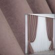 Комплект штор из ткани микровелюр SPARTA цвет пудровый 1250ш